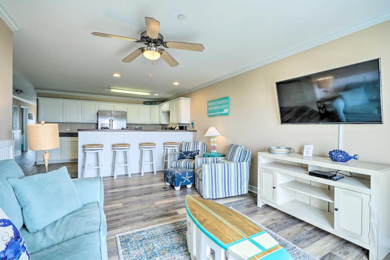 Ocean-View Oak Island Condo, 1 Block To Beach! Buitenkant foto