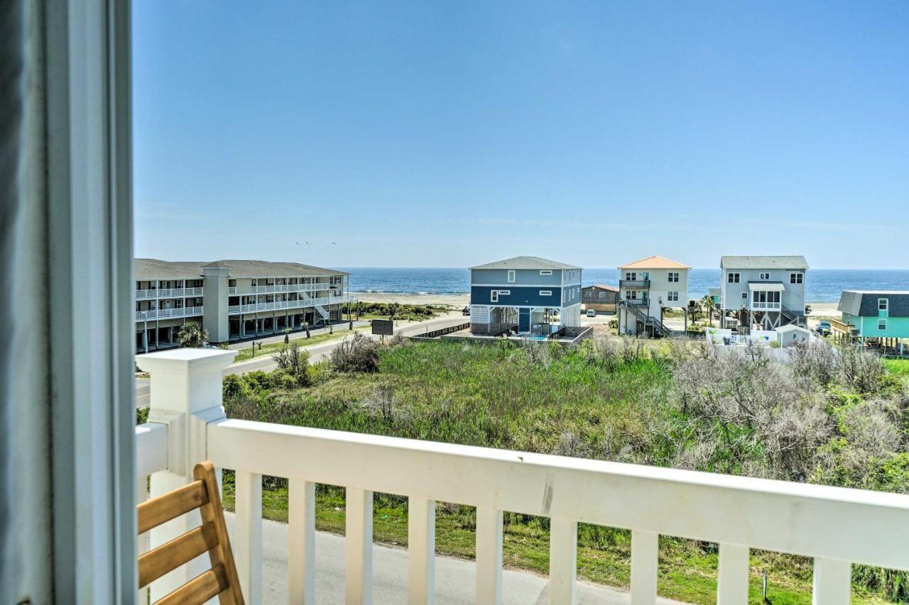 Ocean-View Oak Island Condo, 1 Block To Beach! Buitenkant foto