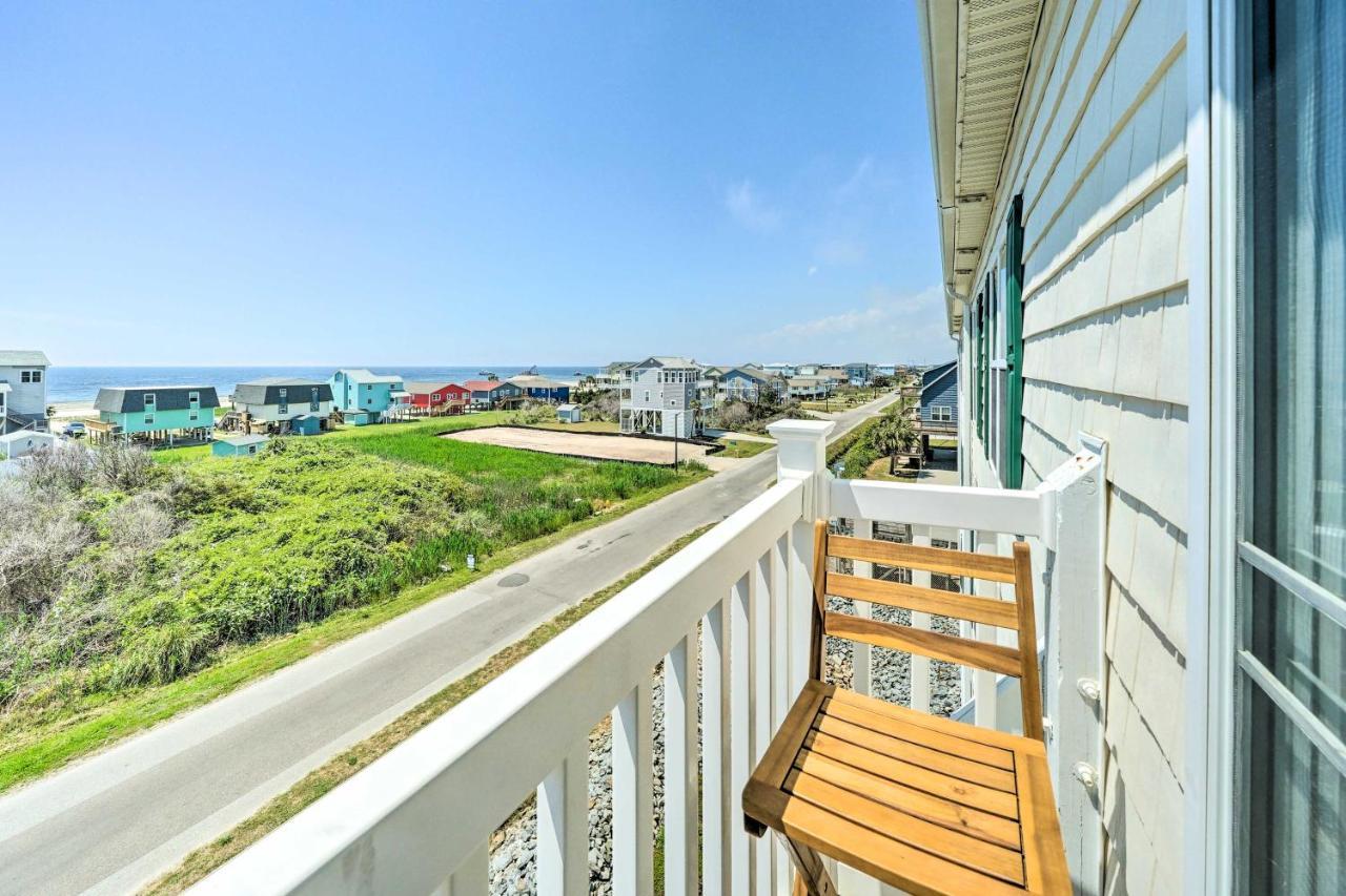 Ocean-View Oak Island Condo, 1 Block To Beach! Buitenkant foto